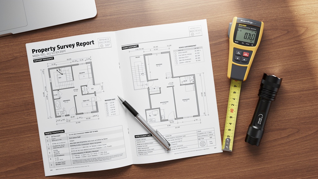 Coventry Surveyor professional with survey tools and detailed property report documents